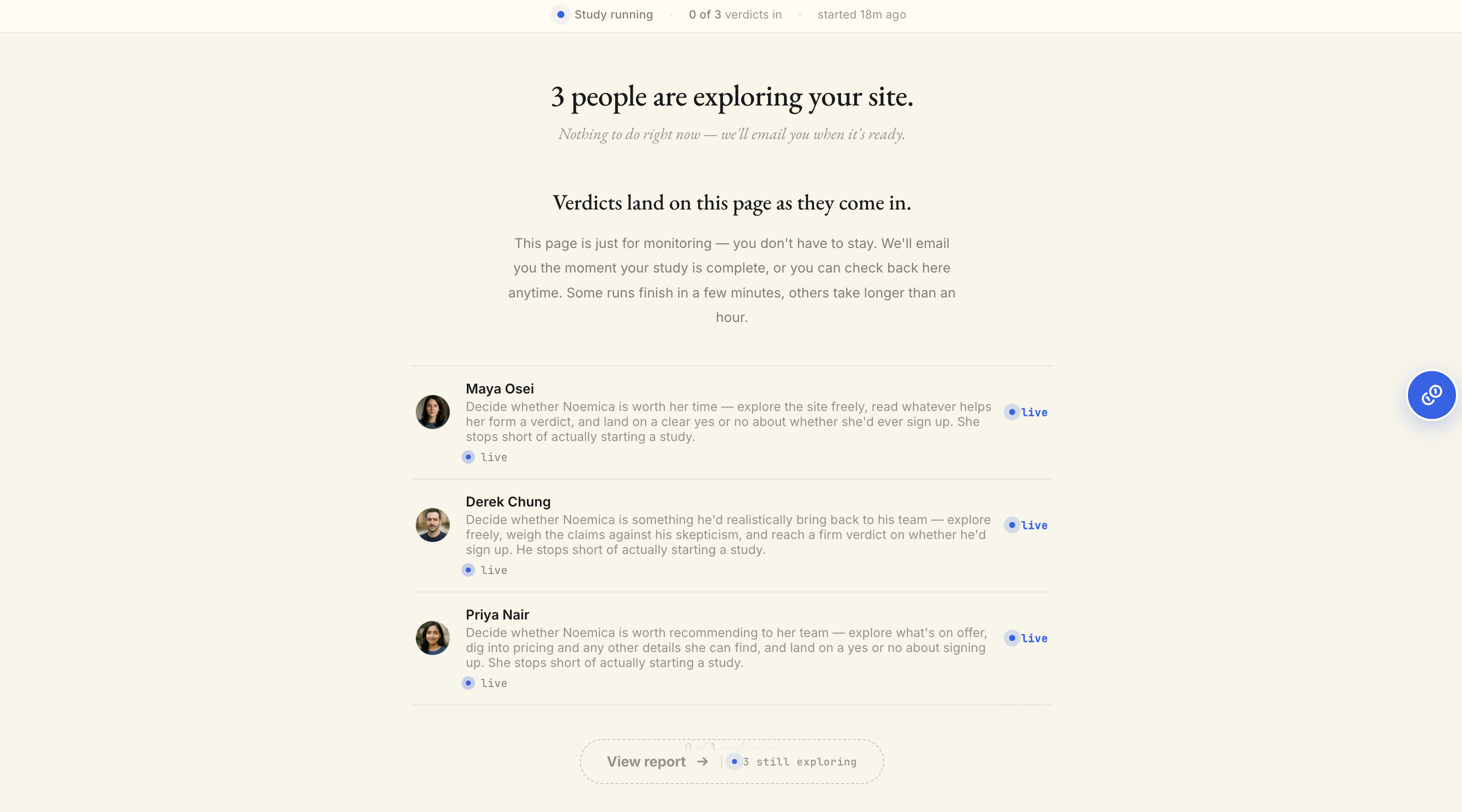 Shoppers walking through the site in parallel browsers